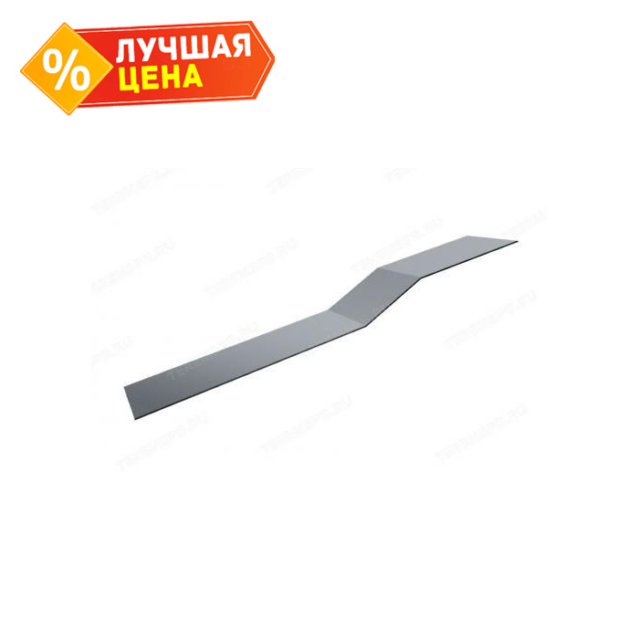 Планка крепежная фальц Grand Line 0,5 GreenCoat Pural BT, matt RR 21 светло-серый