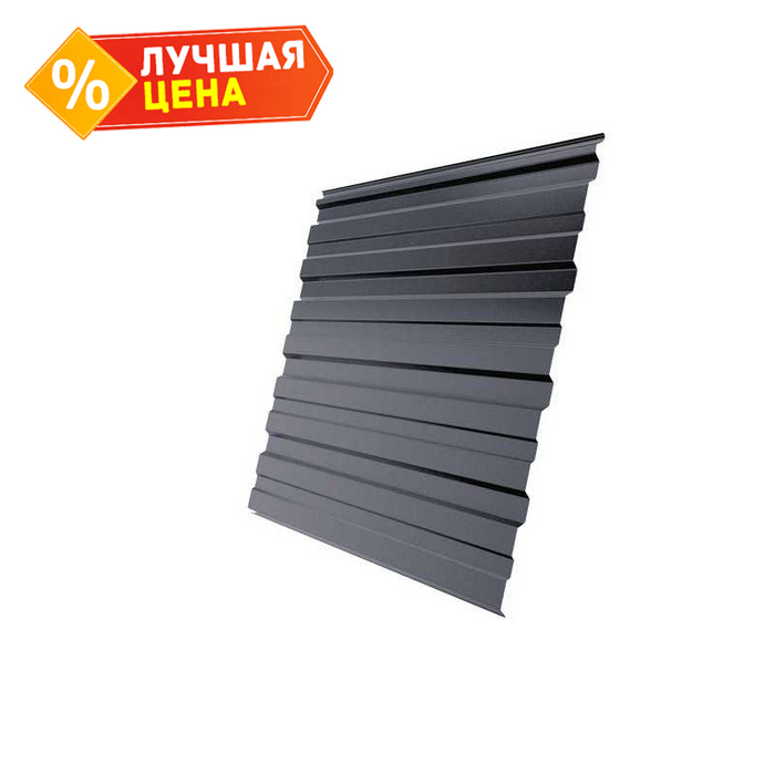 Профлист Grand Line С10R Полиэстер 0.45 мм RAL 7004 Сигнальный Серый