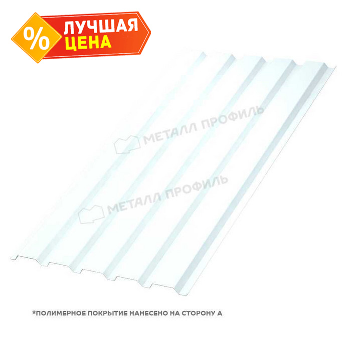 Профлист Металл Профиль МП-35 0,8 Полиэстер RAL 9003 Белый