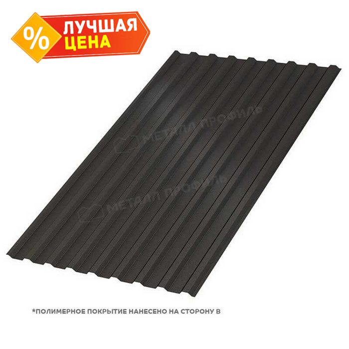 Профлист Металл-Профиль МП-20 VikingMP® 0.45 мм RR 32 Темно-коричневый