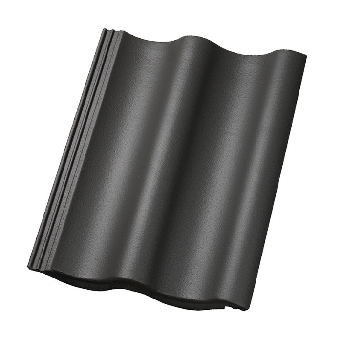 Цементно-песчаная черепица рядовая, Sigma, LongLife matt Гранит (Granit), Nelskamp