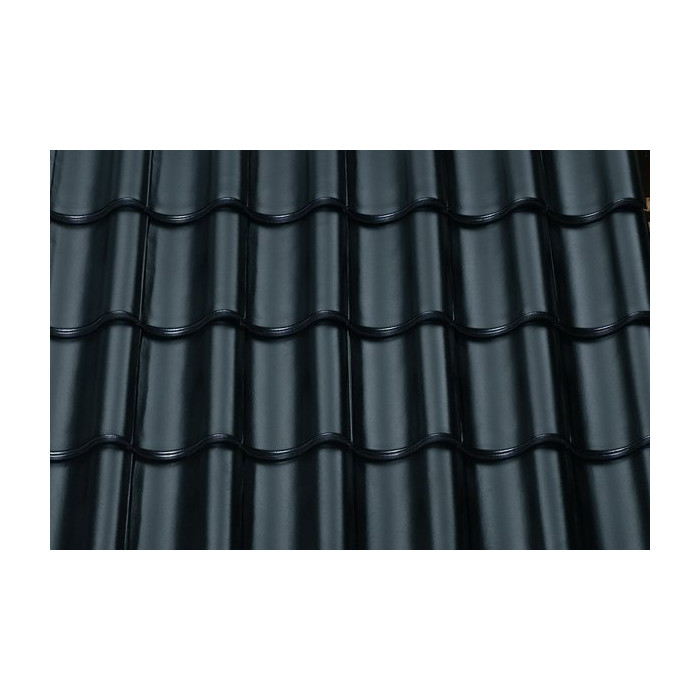 Керамическая черепица ABC TG10, Алмазно-черный (ангоб)