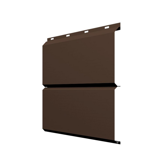 Софит ЭкоБрус без перфорации 0,345 Grand Line 0,5 Atlas RAL8017 шоколад